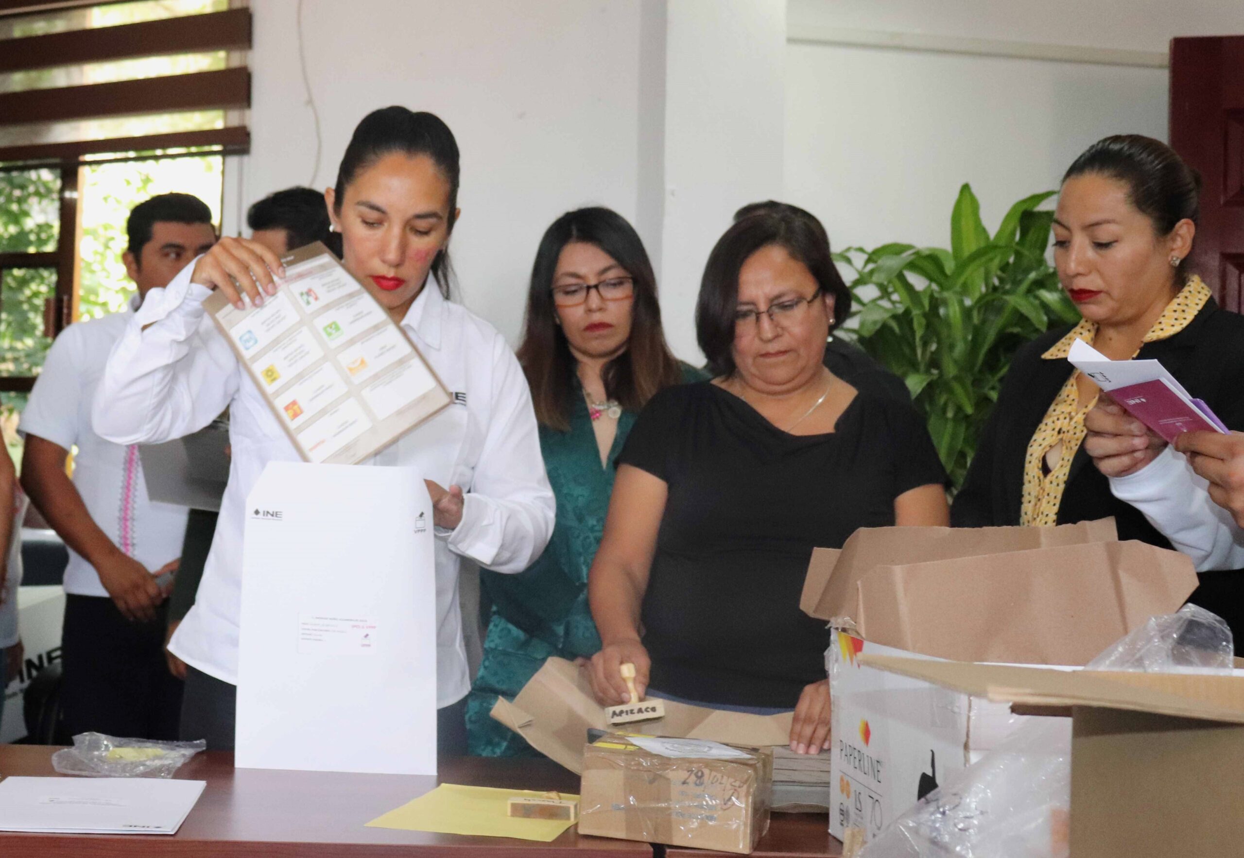 Integr Ine Tlaxcala Los Sobres Paquete Electoral De Seguridad Del Voto